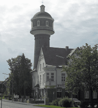 Prinzenhof, mit historischer Wasserturm in Kevelaer Wasserturm Prinzenhof