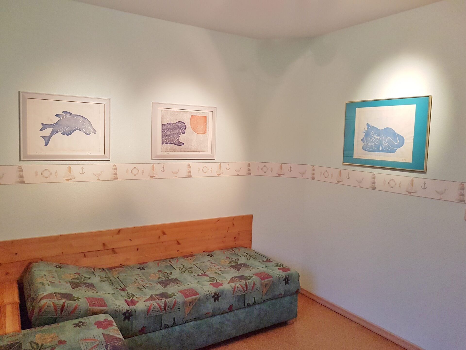 Das zweite Schlafzimmer im Ferienhaus Strandgut in Bansin auf Usedom
