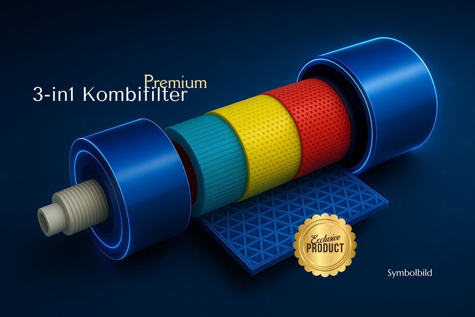 Hochwertiger Membran- Wasserfilter der alles filtert