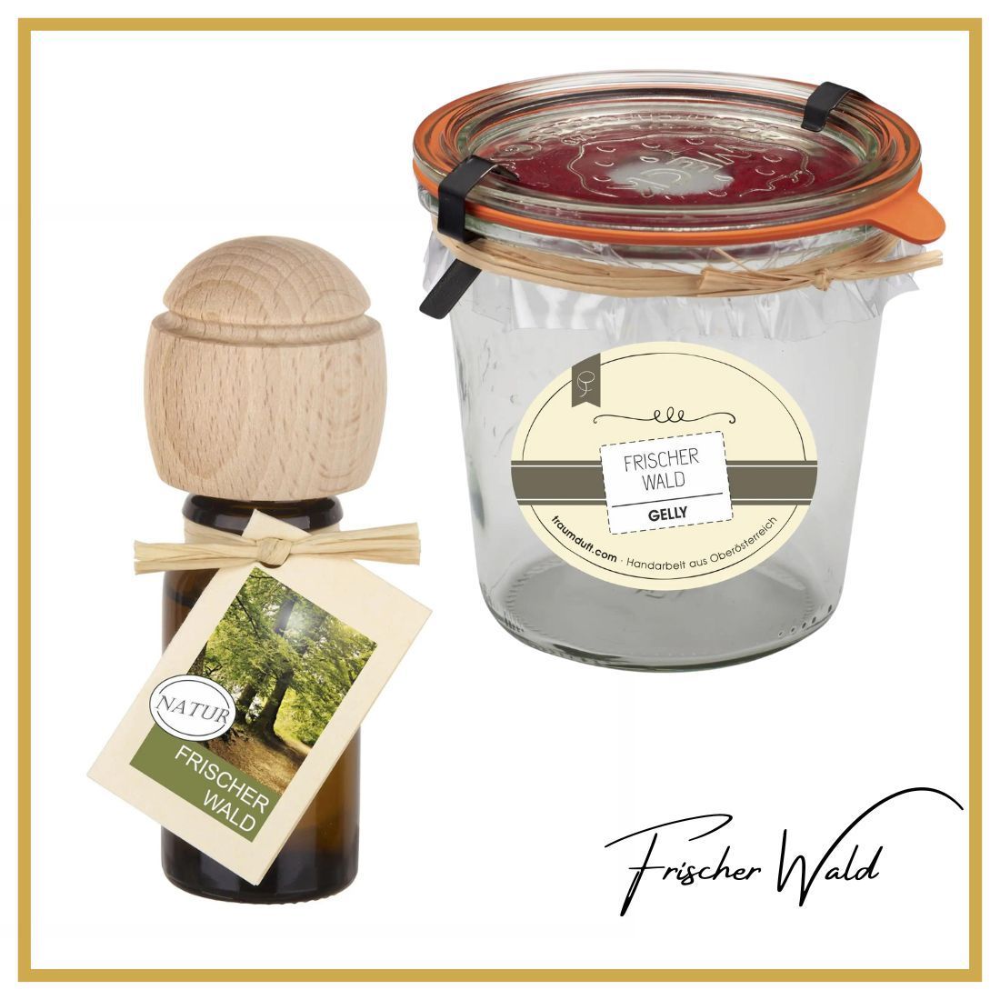 Ätherische Öle - Frischer Wald als Naturöl und Duftgel von Traumduft