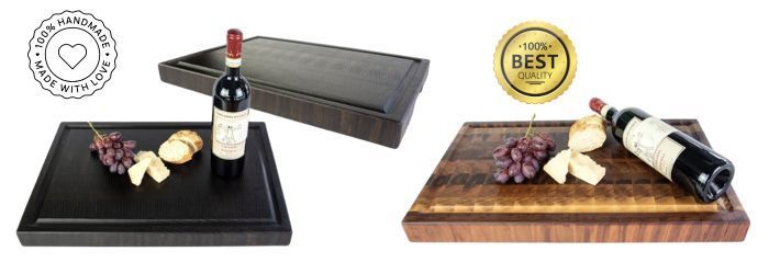 Exklusive Holz Schneidebretter Holz Schneidebretter und Servierbrett mit Handarbeit