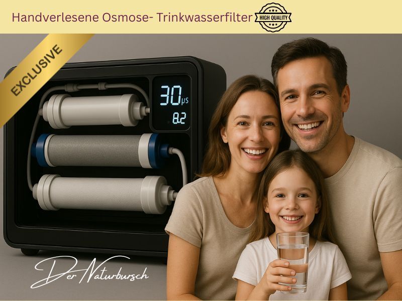 Wasseranlagen für reines und belebtes Trinkwasser mit Osmose Wasserfilteranlagen