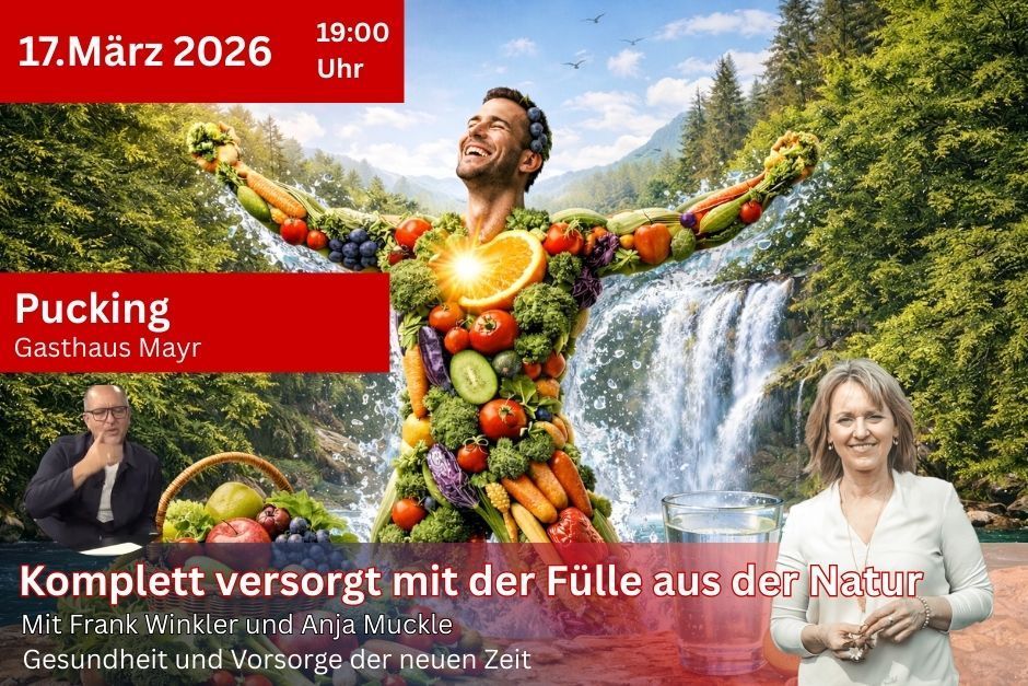 Gesundheitsvortrag mit Frank Winkler & Anja Muckle in Graz - Österreich