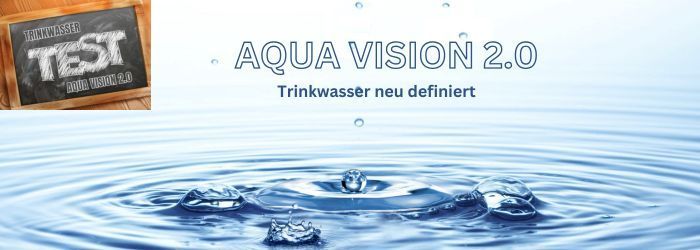 Trinkwasser Aufbereitung Aqua Vision 2.0 - Bestes und sauberes Trinkwasser mit Wasserfilten und Umkehrosmose Technik