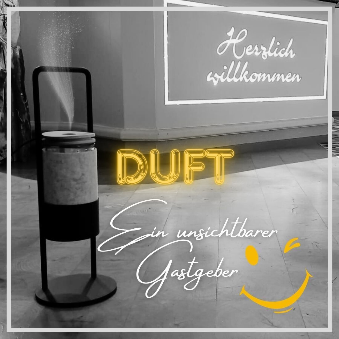 Natürliche Raumbeduftung Beduftung im Empfangsbereich von Hotels