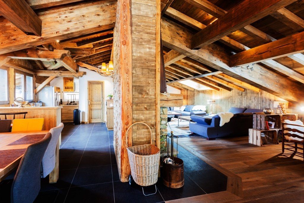 Vue intérieure chalet Courchevel