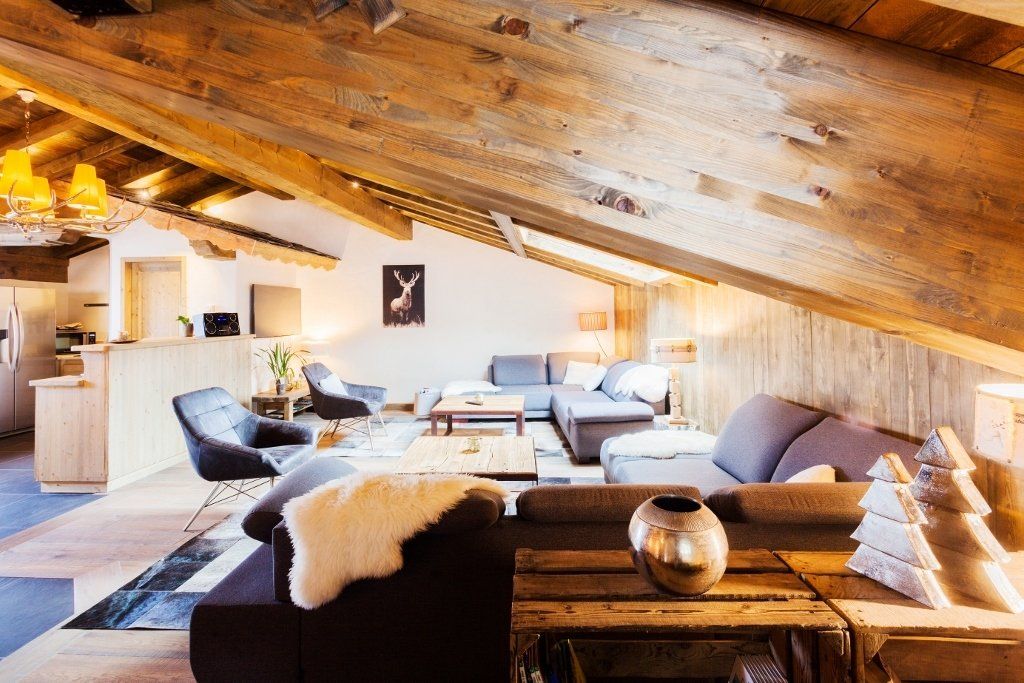 Salon chalet Courchevel