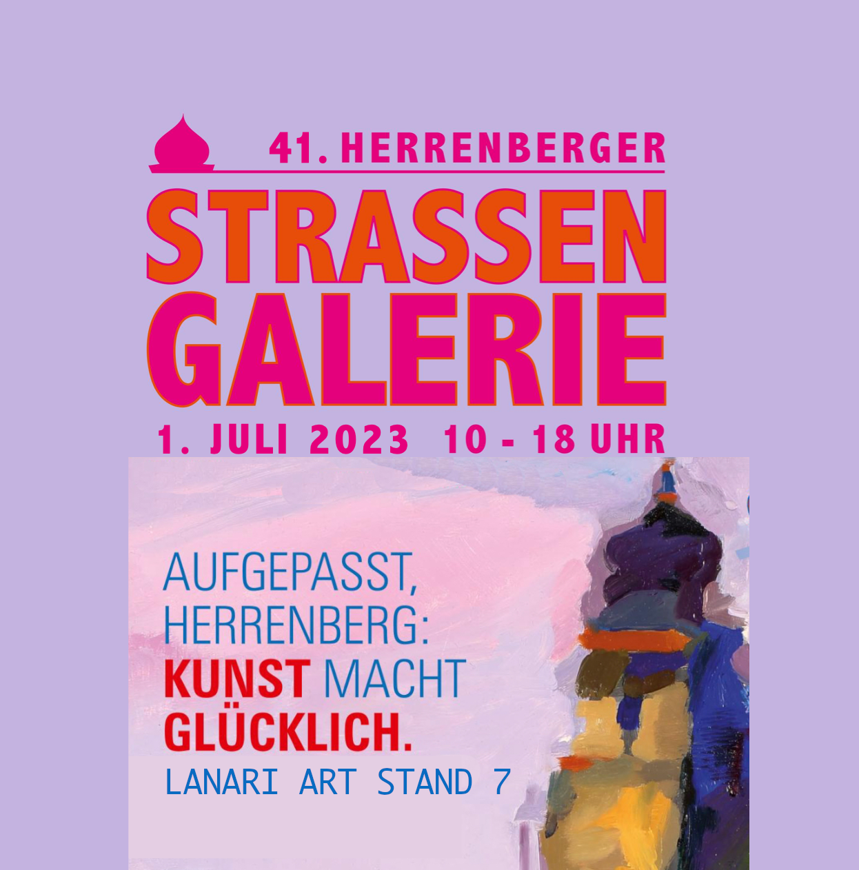 Ilenia Lanari art nimmt an der Strassengalerie in Herrenberg teil Ilenia Lanari art nimmt an der Strassengalerie in Herrenberg teil