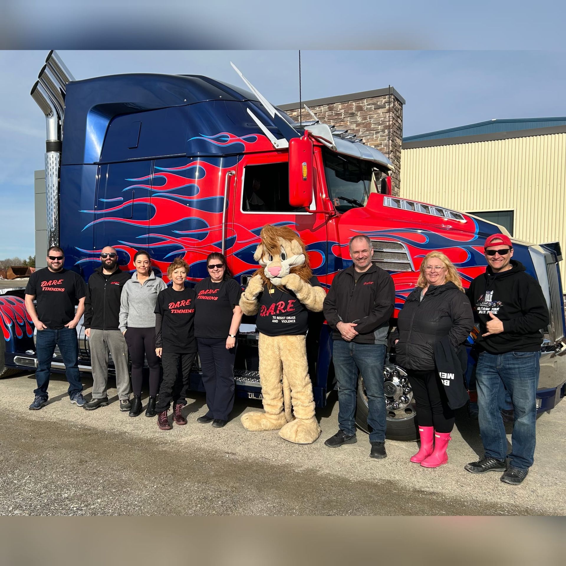 DARE Timmins with Optimus Prime