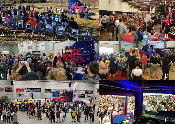 Optimus Prime always draws a crowd