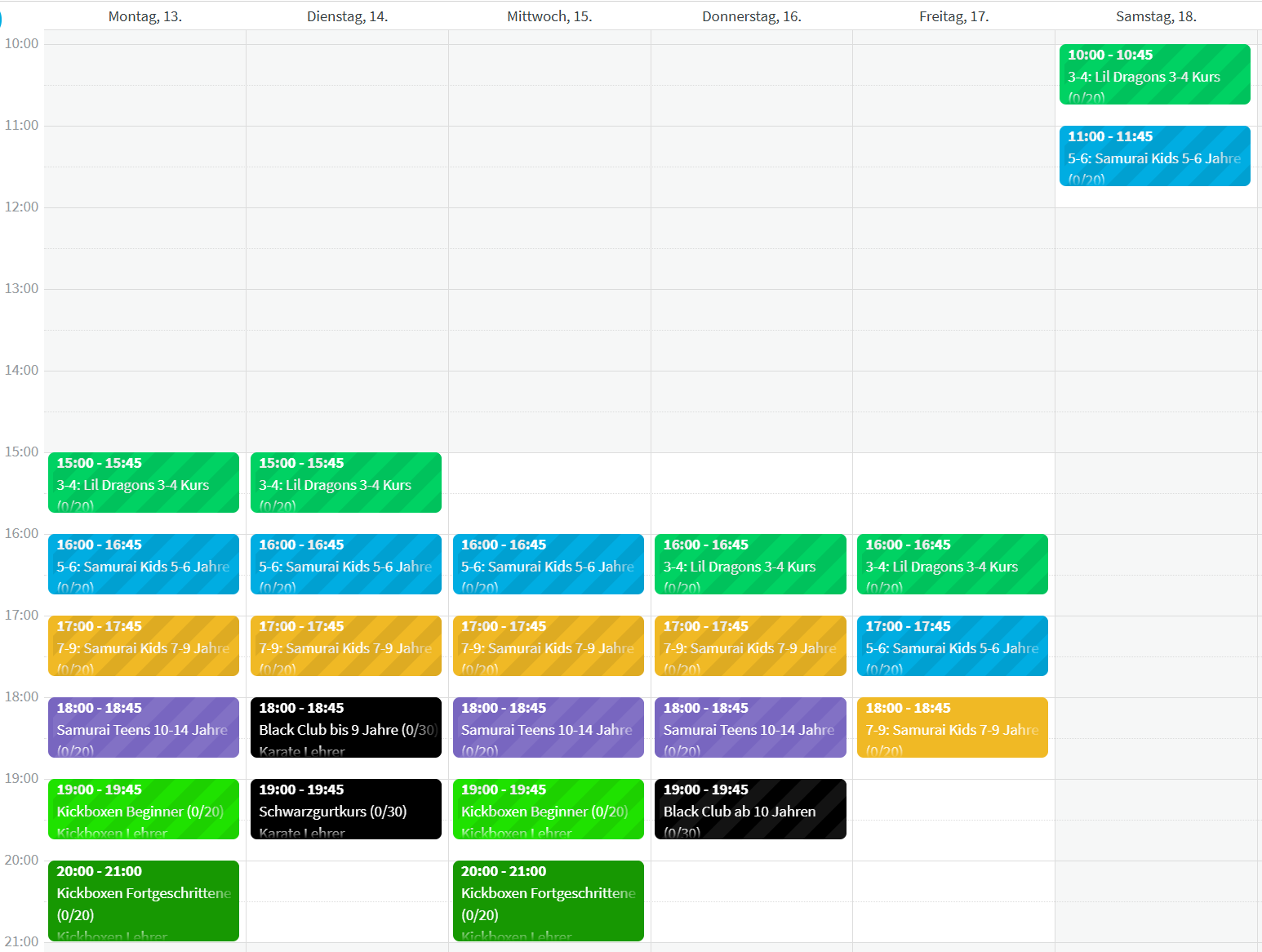 Kick-Point Raunheim Unterrichtszeiten