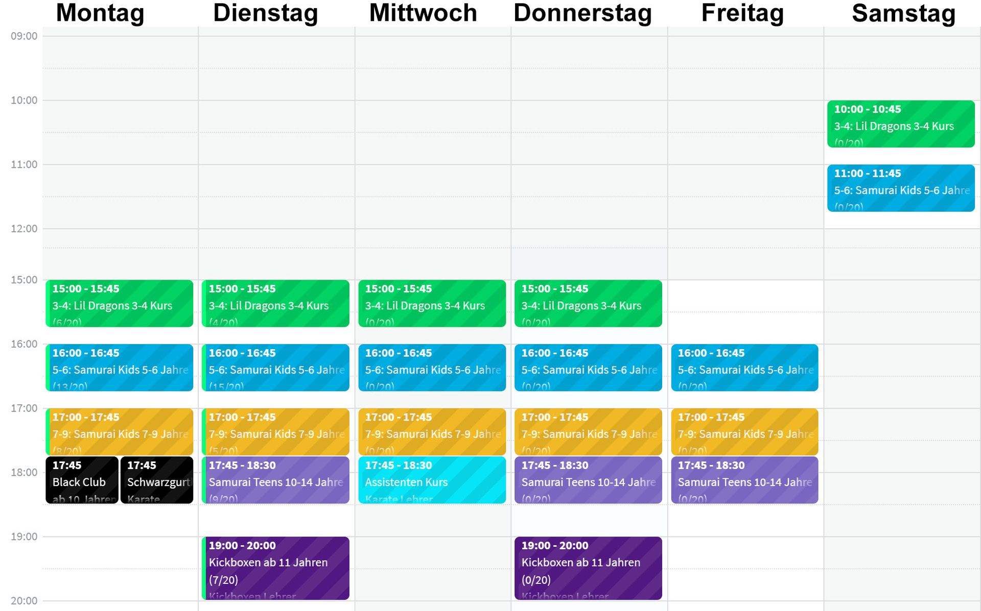 Kick-Point Gross-Gerau Unterrichtszeiten