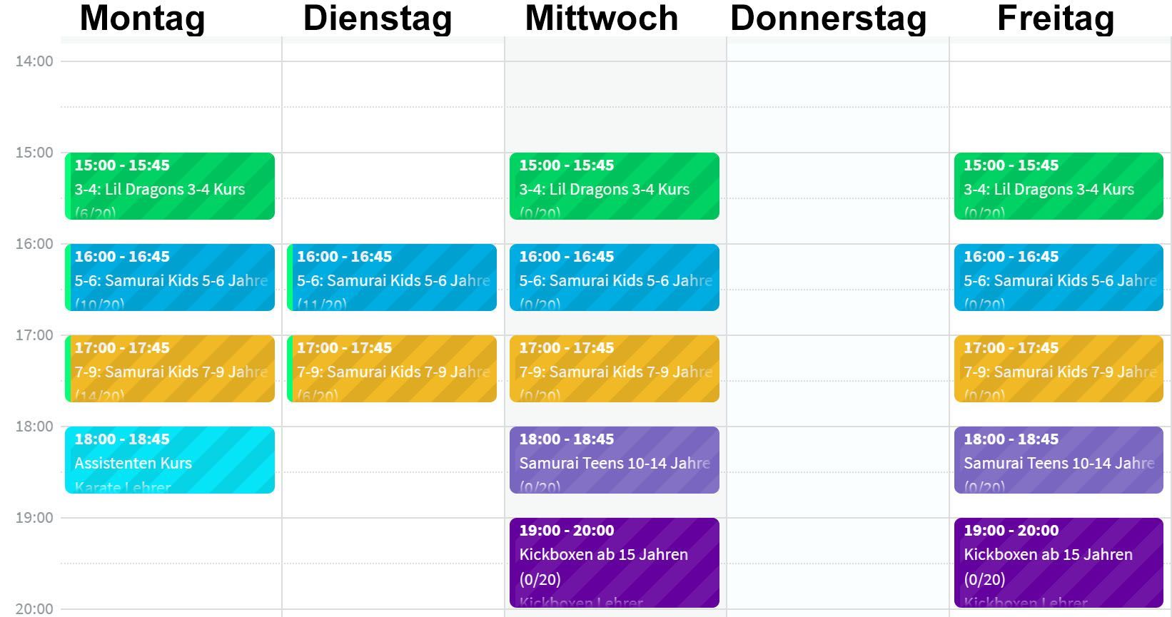 Kick-Point Kelkheim Unterrichtzeiten