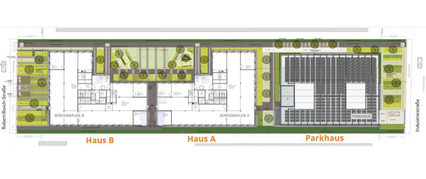 Gebäudeübersicht THE HUB Walldorf