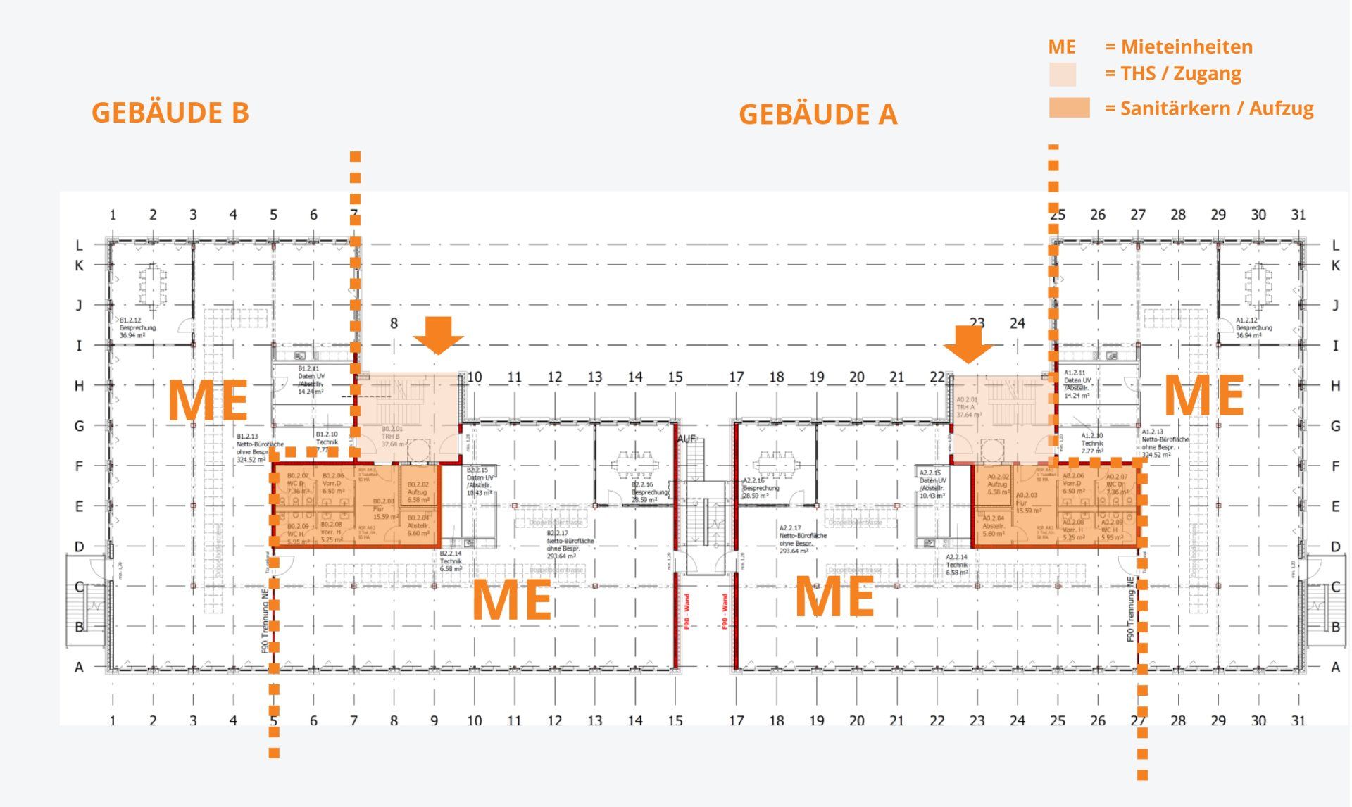 Mieteinheiten für Büros The Hub Walldorf