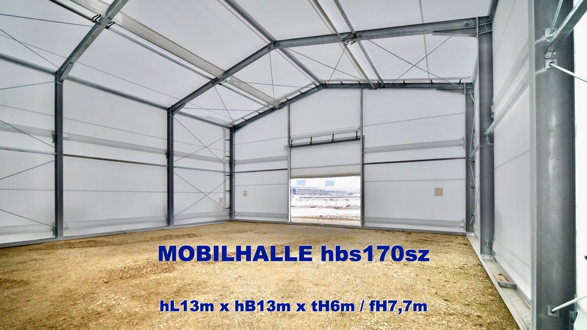 Sofort verfügbare Zelthalle