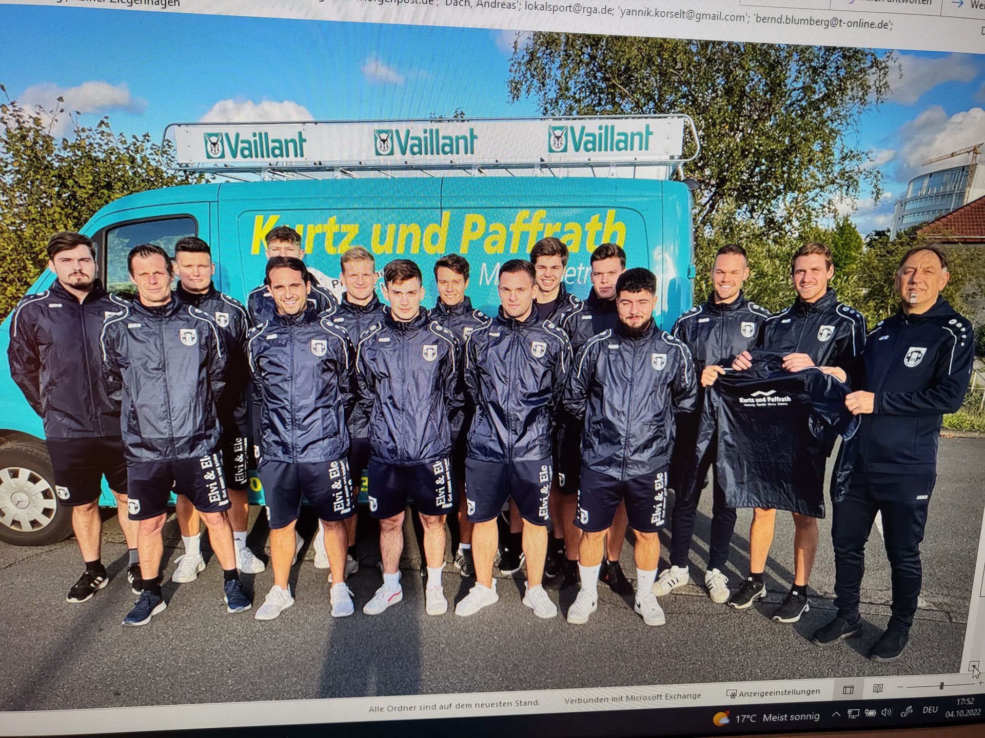 Kurtz und Paffrath, Meisterbetrieb, Heizung, Klima, Elektro, Sanitรคr, SC 08 Radevormwald,
Fussballverein, Senioren, Junioren, Sponsoren, Trikot, SC08, Rade, Kollenberg, Nachrichten