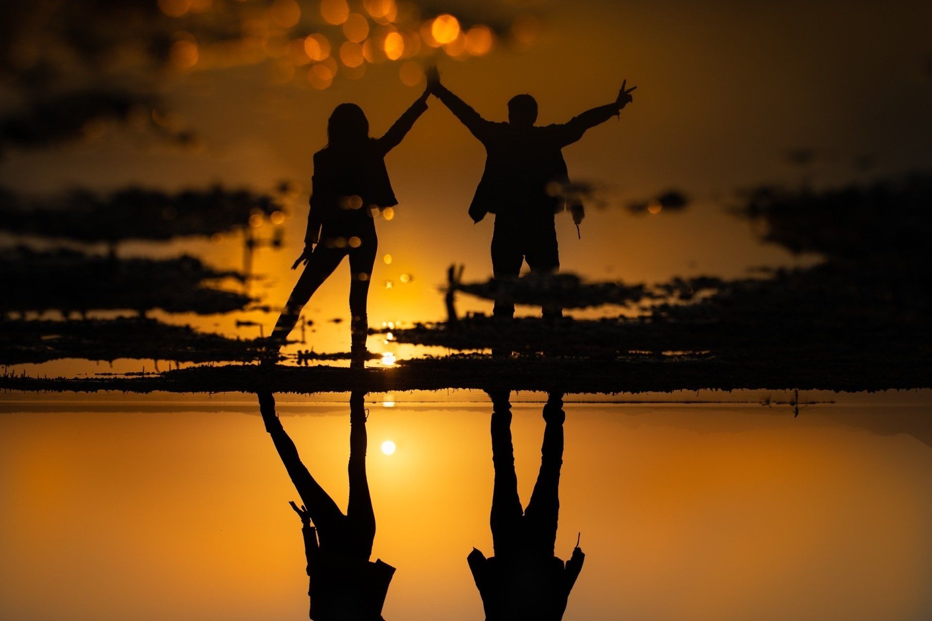 spiegelbild silhouette