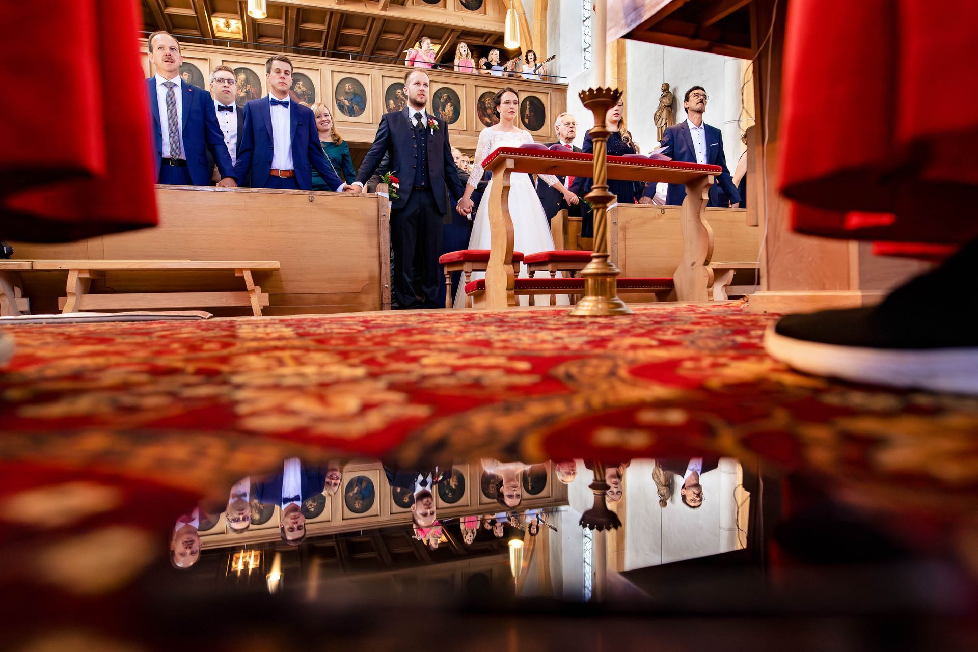 gruppenbild in kirche