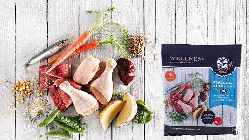 Das Bild zeigt Gratisprobe der Trockennahrung