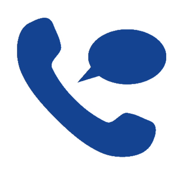 Das Bild zeigt ein Pictogramm mit einem Telefonhörer