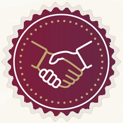 Das Bild zeigt das Pictogramm von zwei Händen