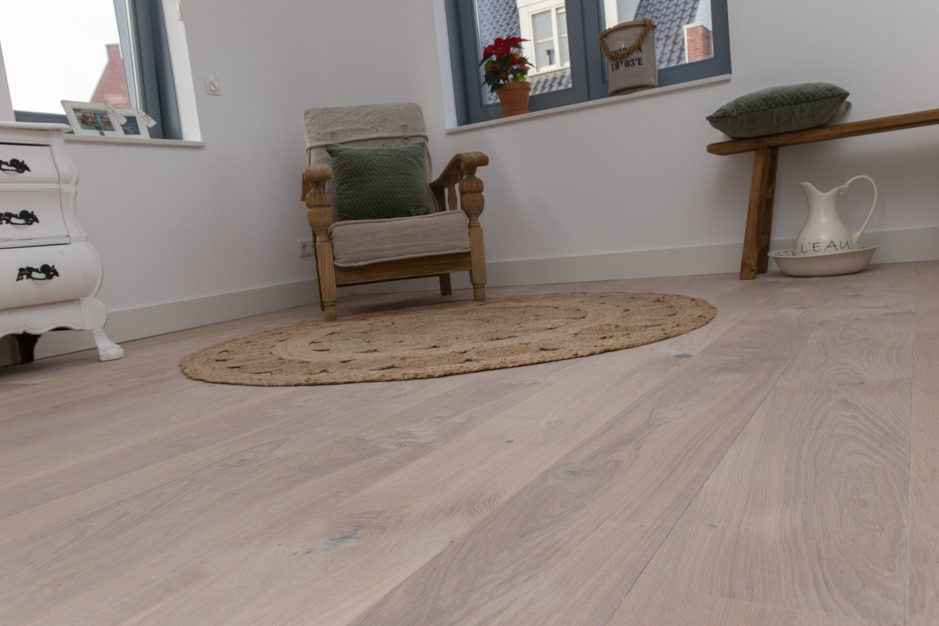 Grauweiss geölte Holzdielen Hamburg