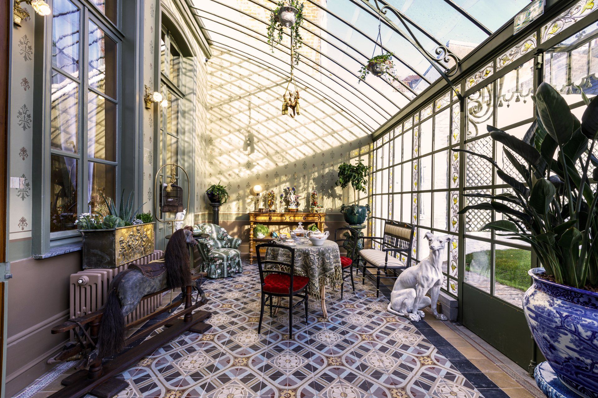 Reconstitution jardin d'hiver r Maison Natale Charles de Gaulle, lille Reconstitution jardin d'hiver en acier Maison Natale Charles de Gaulle, lille