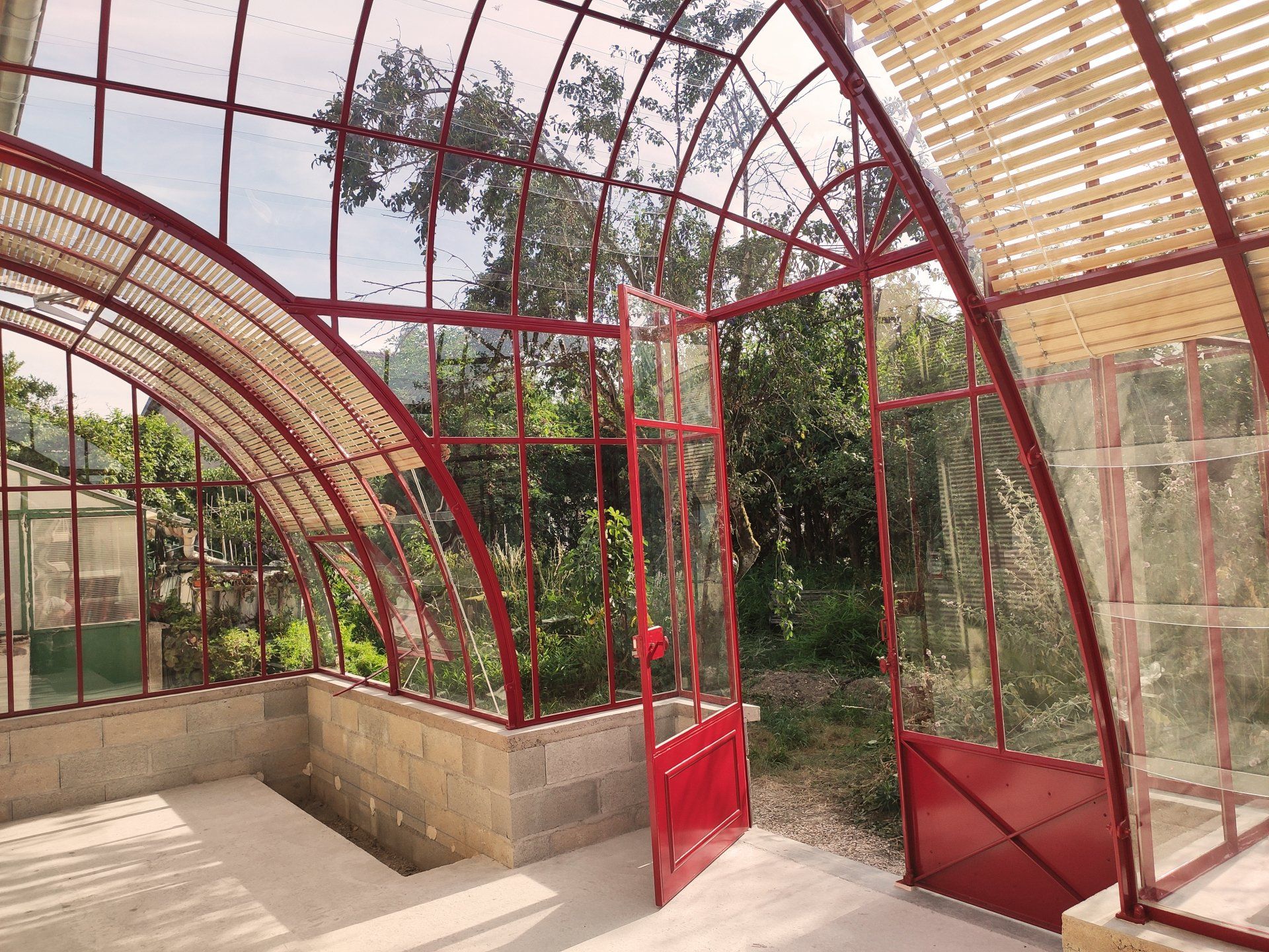 Jardin d'hiver Côte d'Or Jardin d'hiver Côte d'Or avec claies d'ombrages