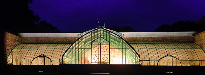 Serre adossée Domaine de Bailleul Normandie Serre adossée Domaine de Bailleul Normandie