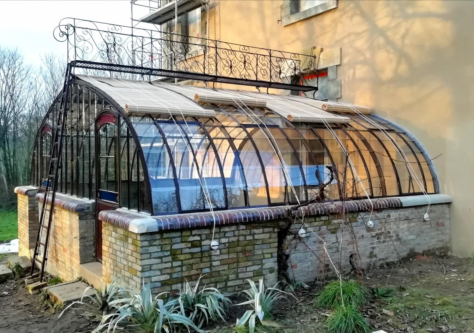 serre ancienne - restauration Normandie