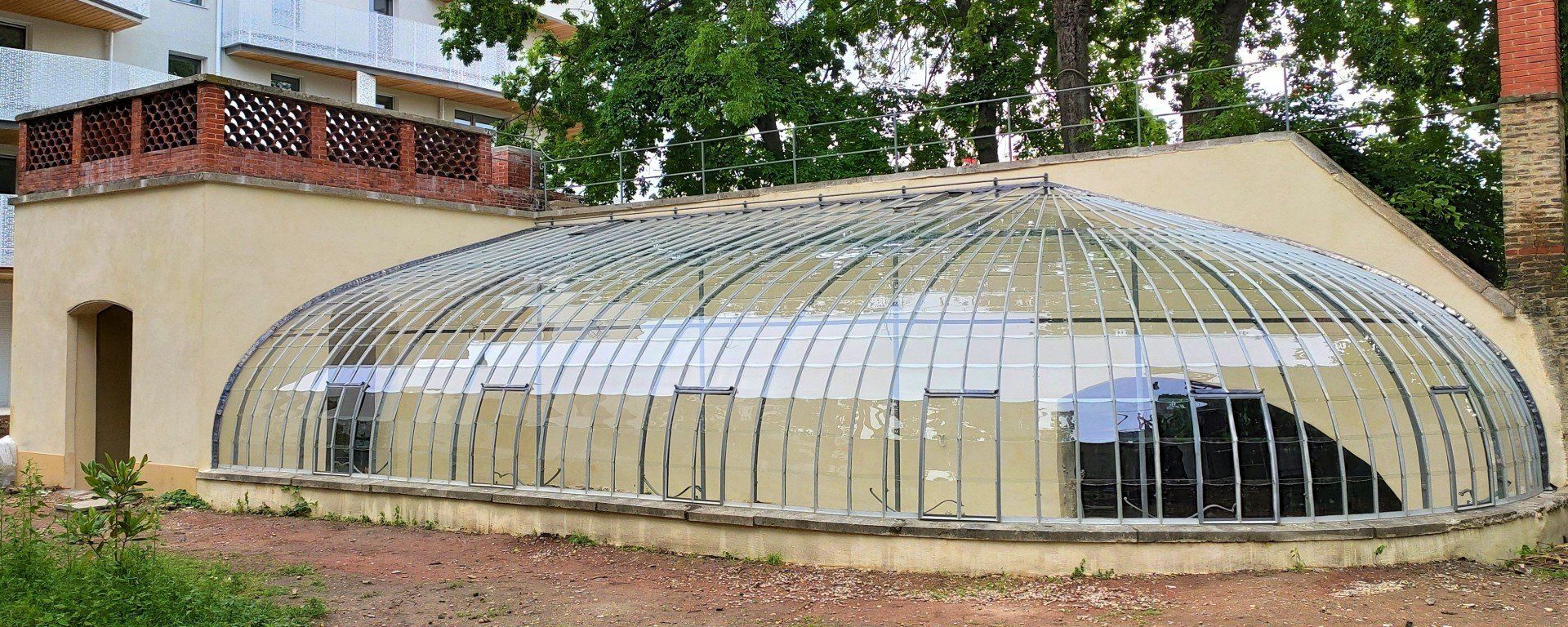 serre ancienne - restauration Lyon