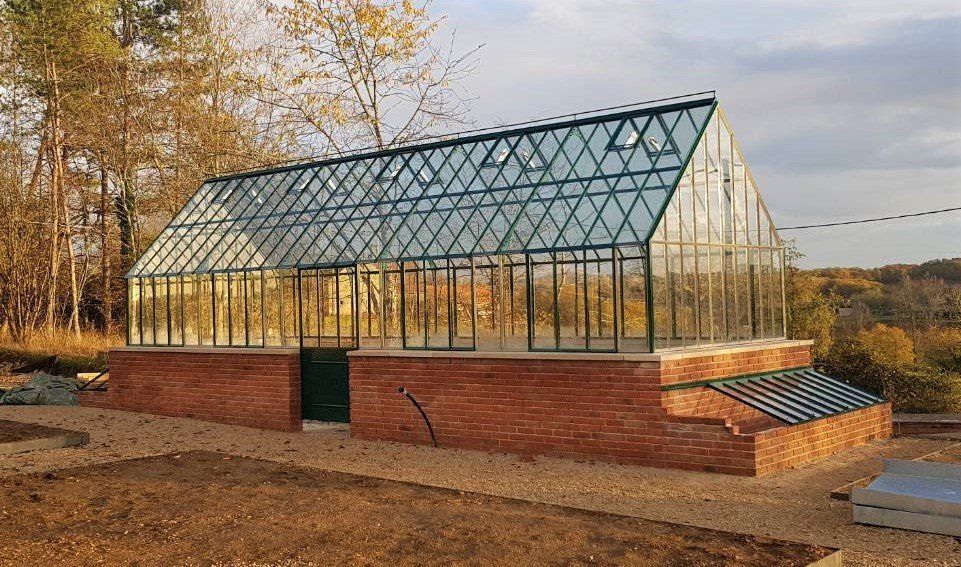 serre ancienne - construction d'une serre de chateau