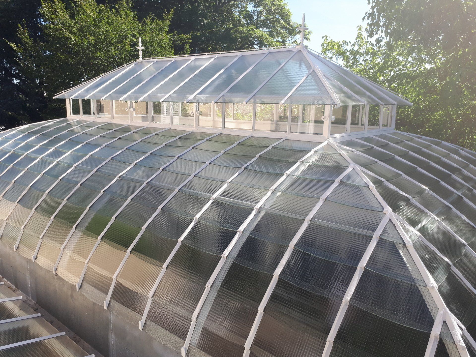 serre ancienne - restauration d'un jardin d'hiver