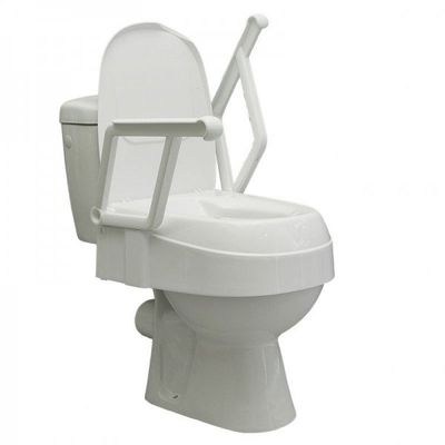 Alza WC fija con reposabrazos