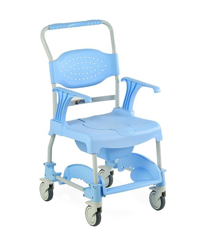 SILLA DE DUCHA CON RUEDAS ESTRECHA SILLA DE DUCHA CON RUEDAS ESTRECHA