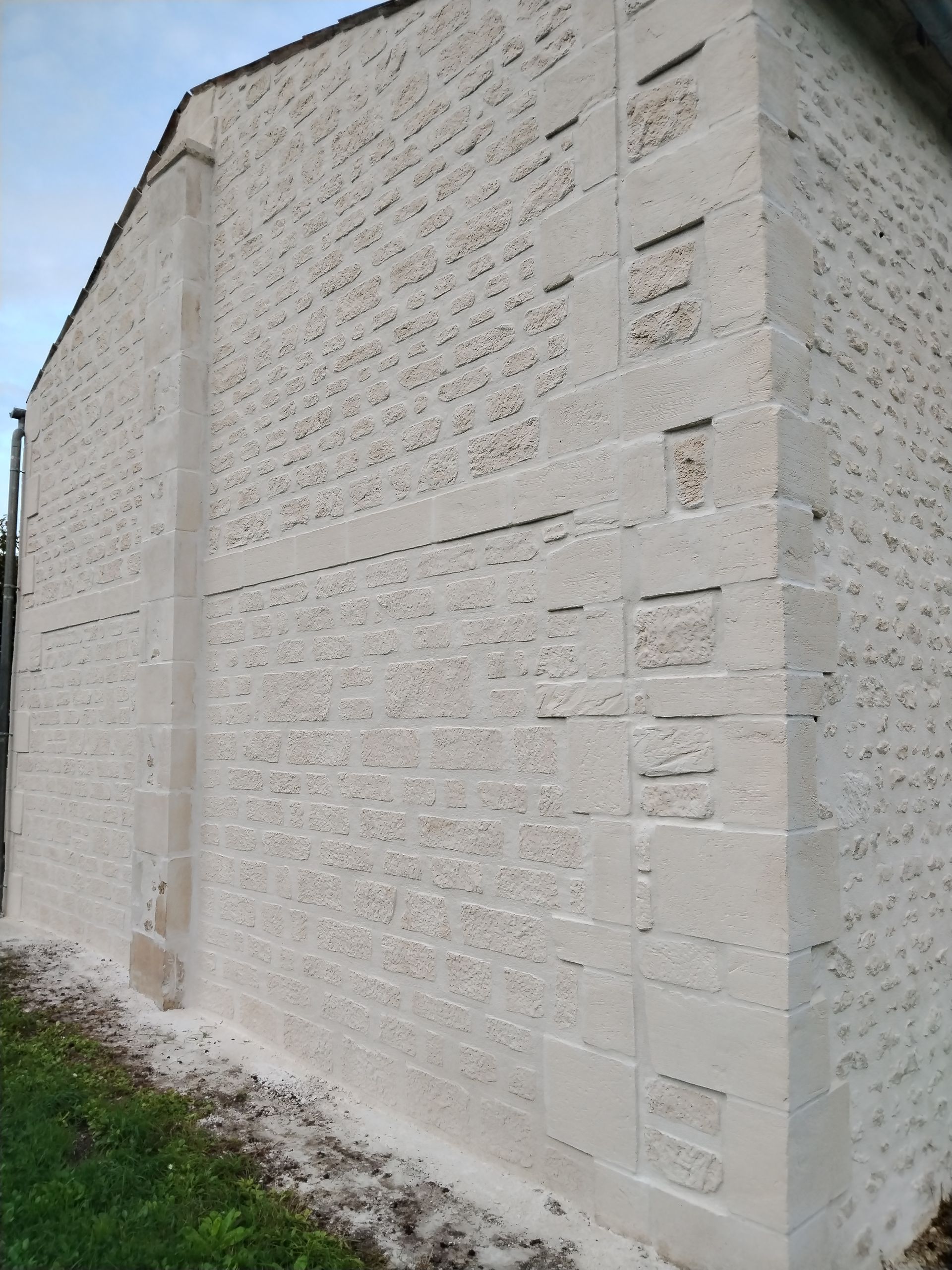 enduit projeté décoratif et imitation pierre