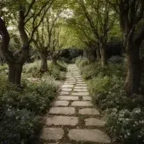 Jardin zen, tranquilitée d'esprit