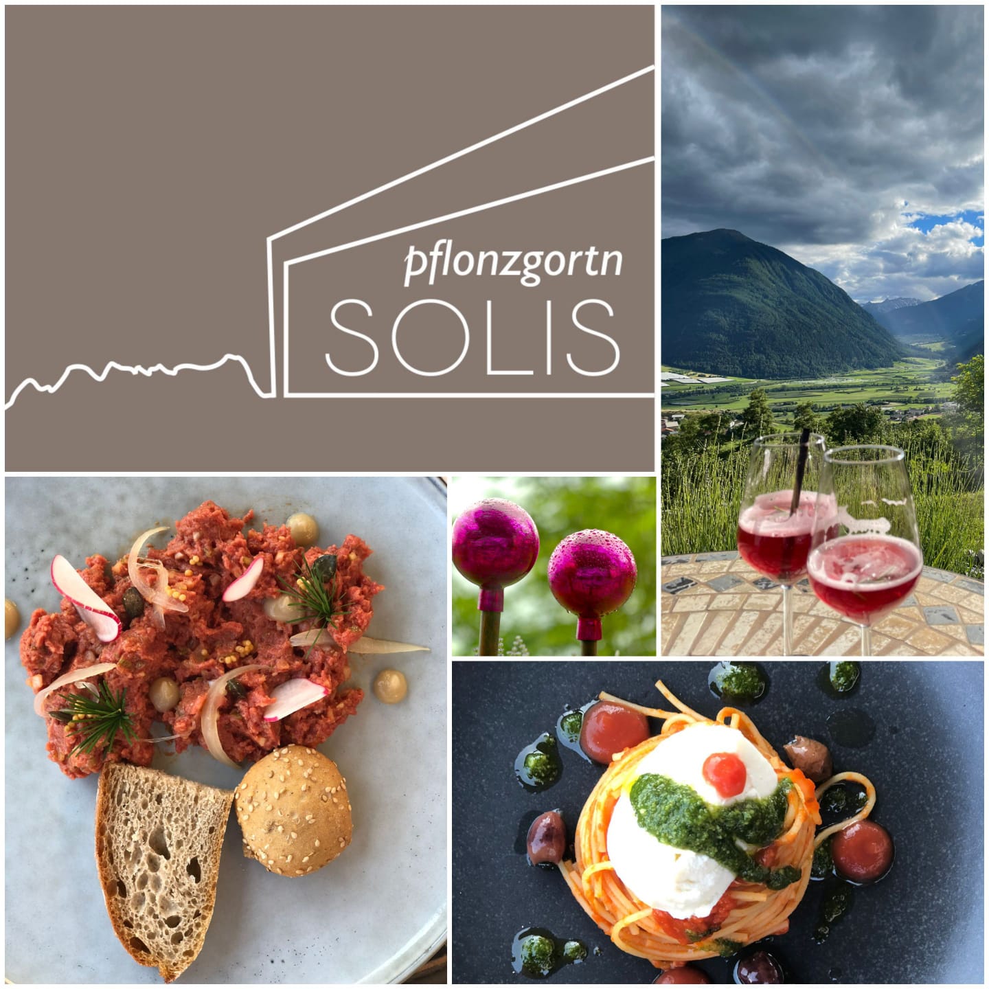Pflonzgortn Solis Südtriol Mals Vinschgau Essen