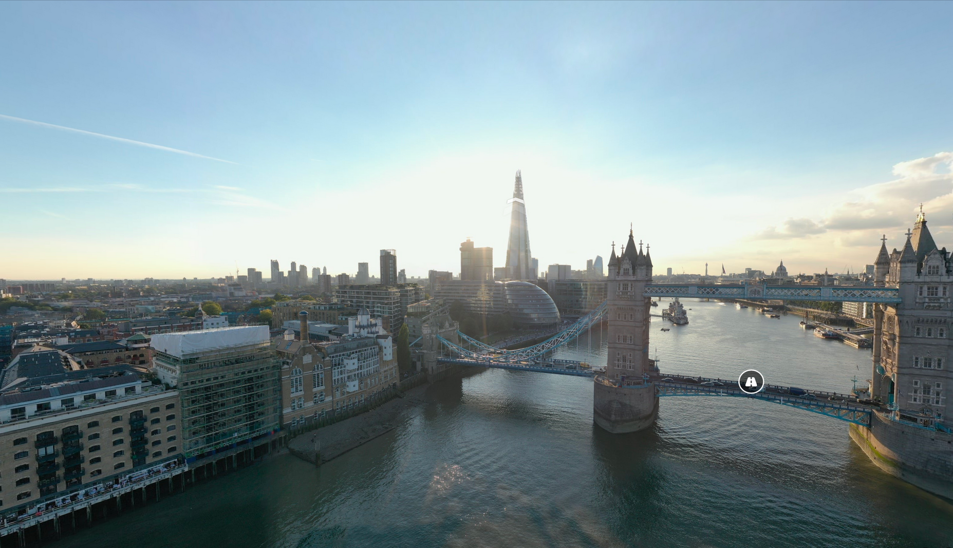 Vue aérienne par drone de votre établissement