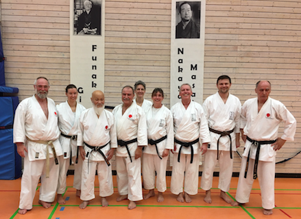 LG mit Ochi Sensei in Tamm 2020 Mitglieder Taku Ku Kan beim Lehrgang mit Ochi Sensei im Januar 2020