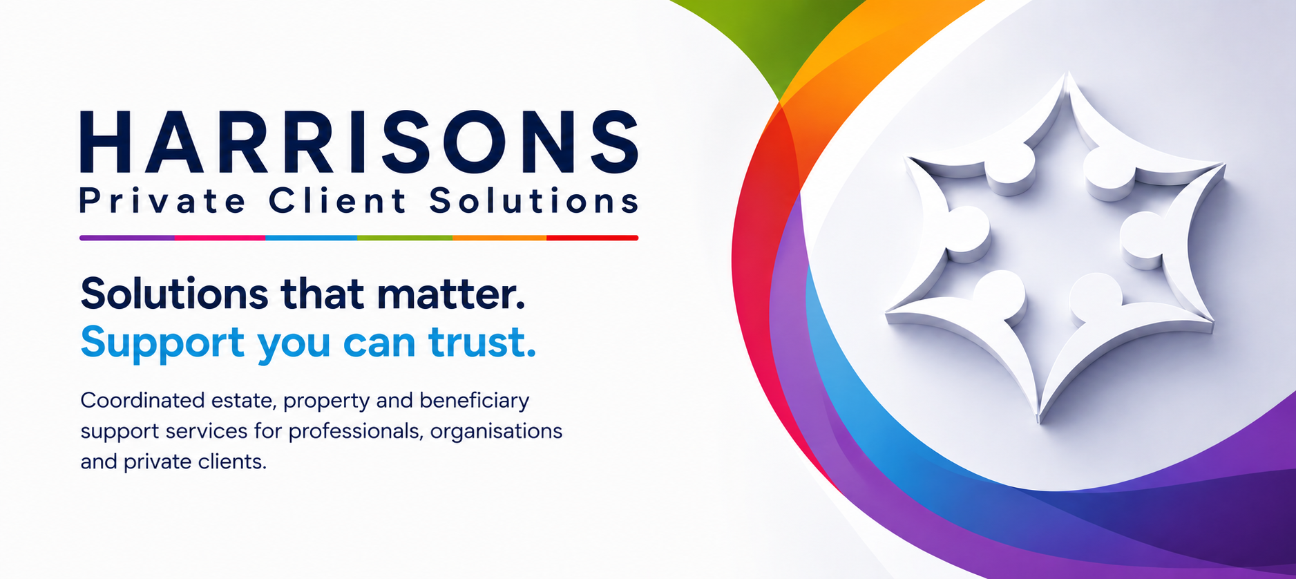 Harrisons client solutions graphic