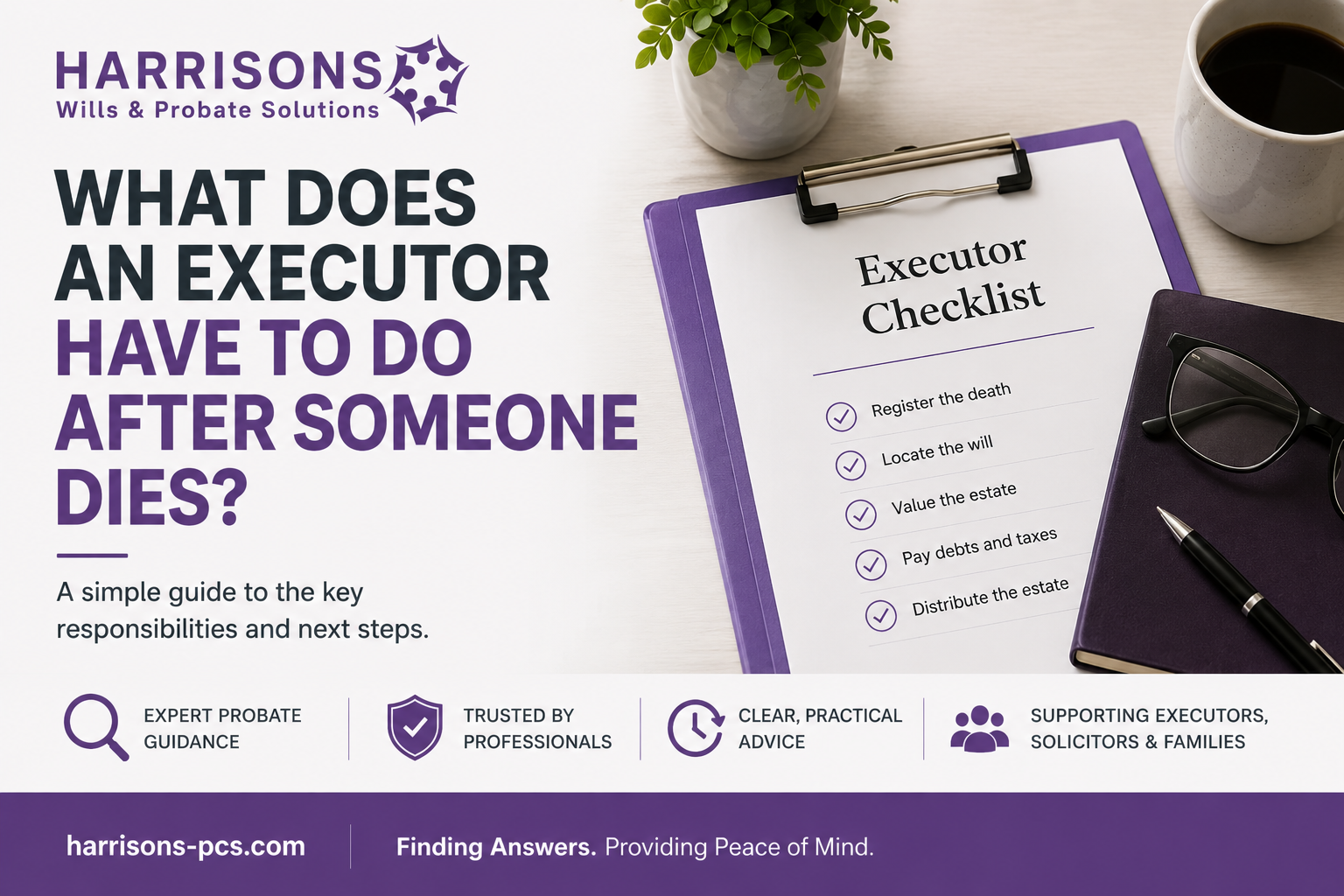 What Does an Executor Have to Do After Someone Dies?