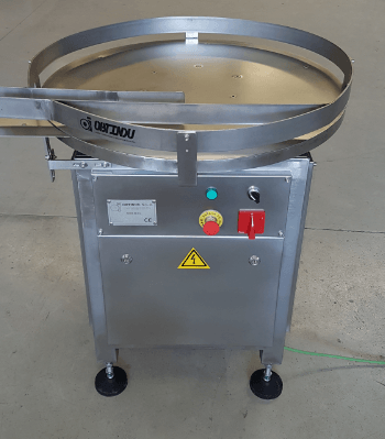 MESA DOSIFICADORA DE ENVASES ROTARY TABLE FOR DOSING CONTAINERS-OBTINDU