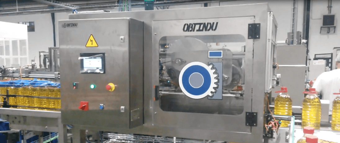Automatisation de lignes de production de contenants en plastique vides ou de machines d'emballage.