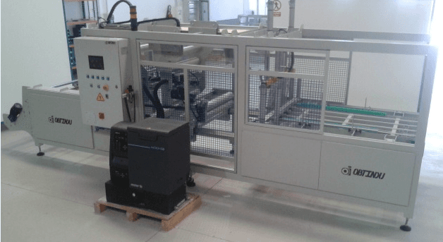 PLISADORA DE FIBRA DE VIDRIO FIBERGLASS PLEATING MACHINE WITH FUSION EQUIPMENT- OBTINDU