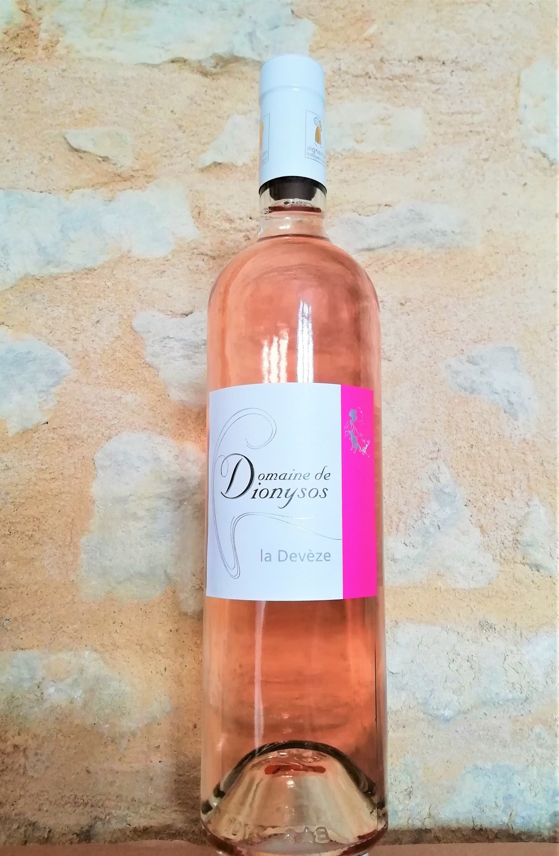 Vin AOC Cotes du Rhone Rosé Deveze