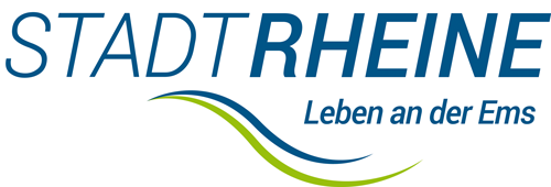 Quelle: Stadt Rheine Logo der Stadt mit dem Schriftzug