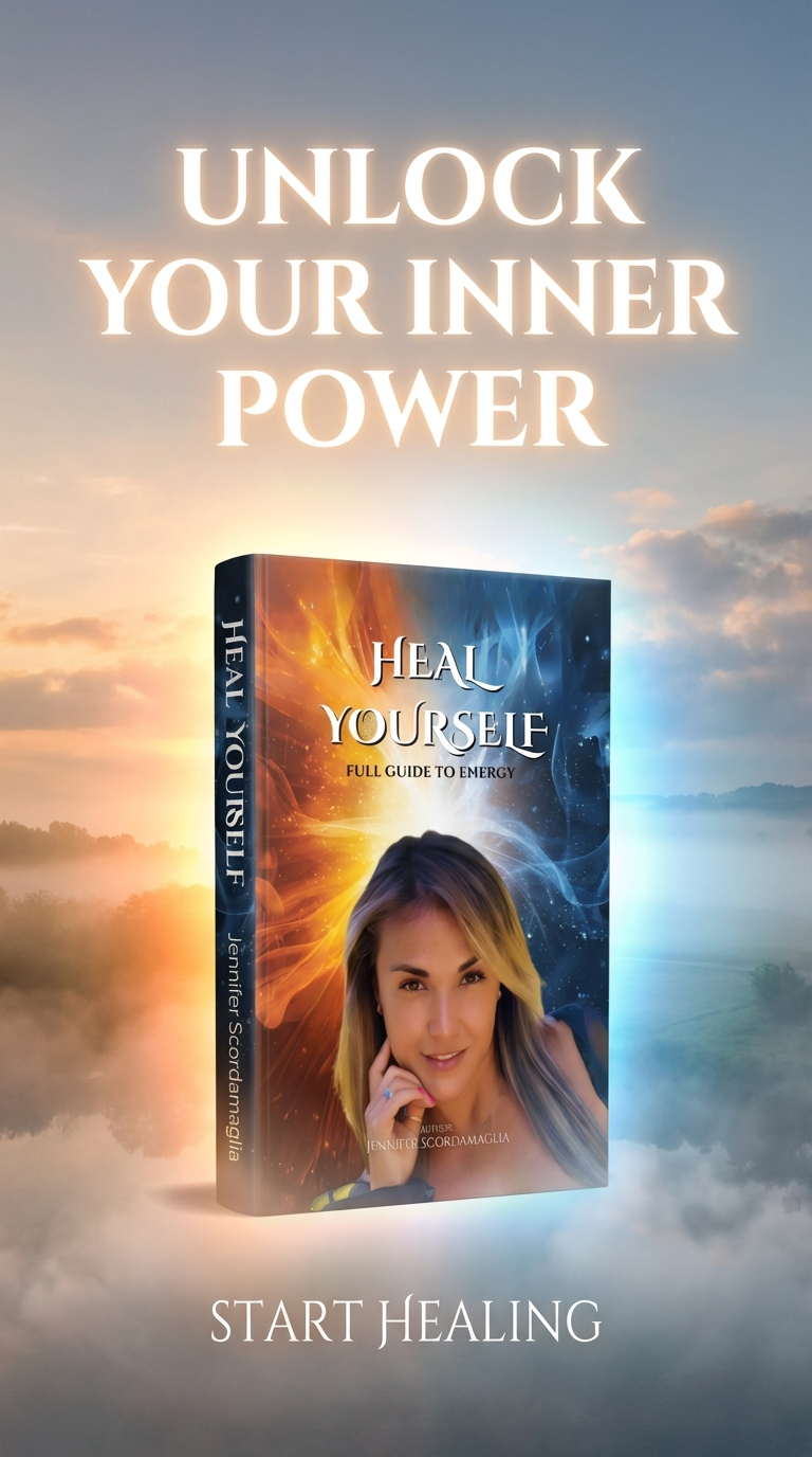 The Ultimate Guide to Healing Your Body, Mind, and Spirit by energy healer Jenny Scordamaglia is the transformative book you've been waiting for. What if the key to ending chronic struggles, negativity, and blocked potential isn't more pills or therapy—but awakening the sacred, creative life force (your powerful sexual energy) already flowing inside you? Drawing from her authentic 17+ year journey of profound self-healing—from darkness to radiant positivity—Jenny blends ancient spiritual wisdom, nomadic meditator guidance, channeled insights, and modern science to reveal game-changing truths far beyond conventional approaches. Learn to gently release hidden draining energies, shatter deep negativity, channel your inner force for unstoppable vitality, success, and peace, and turn everyday moments into mindful practices that spark deep healing, connection, and spiritual expansion. Packed with real-life breakthroughs from Jenny's retreats and personal experiments, this empowering guide invites you to drop old burdens, embrace your limitless potential, and awaken the vibrant world within. Don't wait—grab your copy today and step into the liberated, high-energy life you deserve!