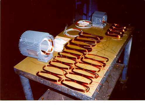 Vorbereitete Spulen-Sätze